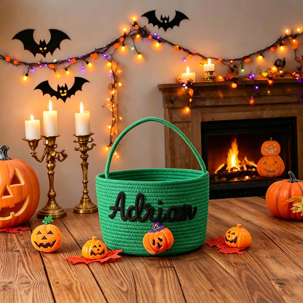 Personalized Halloween Treat Basket | CWHalloween105