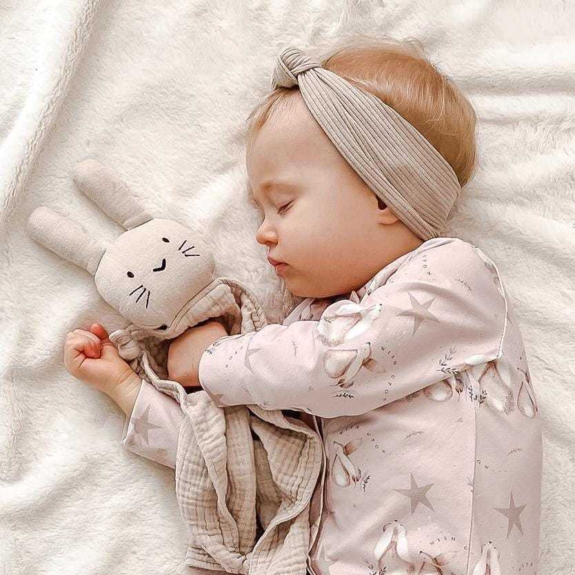 Personalized Baby Embroidery Comforter Sleep Toy | CWToy03