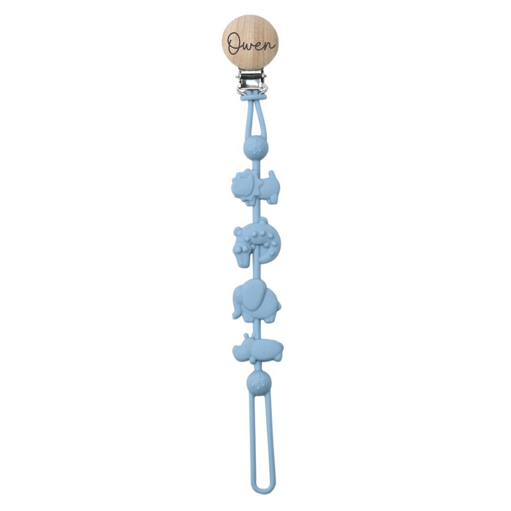 Personalized Baby Pacifier Silicone Chewable Clip | CWToy155