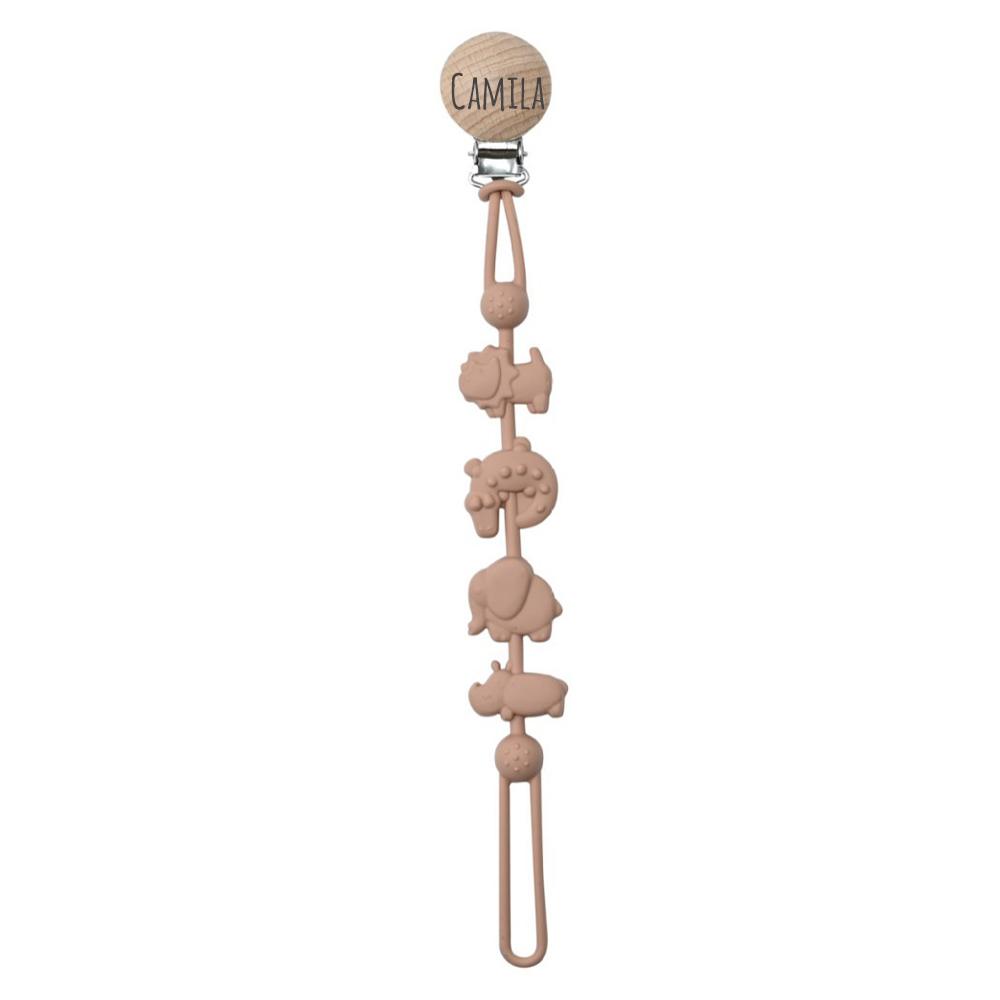 Personalized Baby Pacifier Silicone Chewable Clip | CWToy155