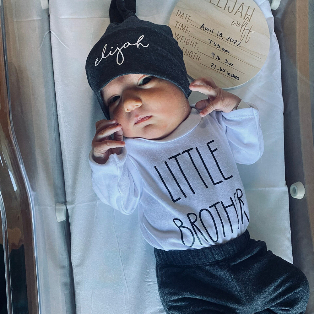 Personalized Little Brother Coming Home Outfit Set | CWBaby173