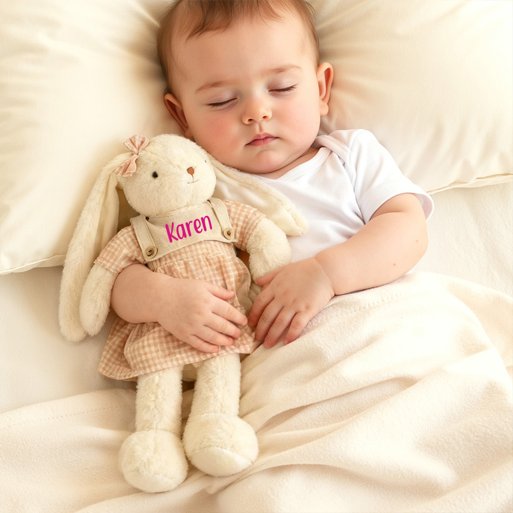 Personalized Baby Gift Adorable Soft Bunny Rabbit | CWToy166