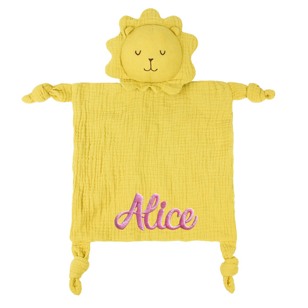 Personalized Baby Embroidery Comforter Sleep Toy | CWToy117