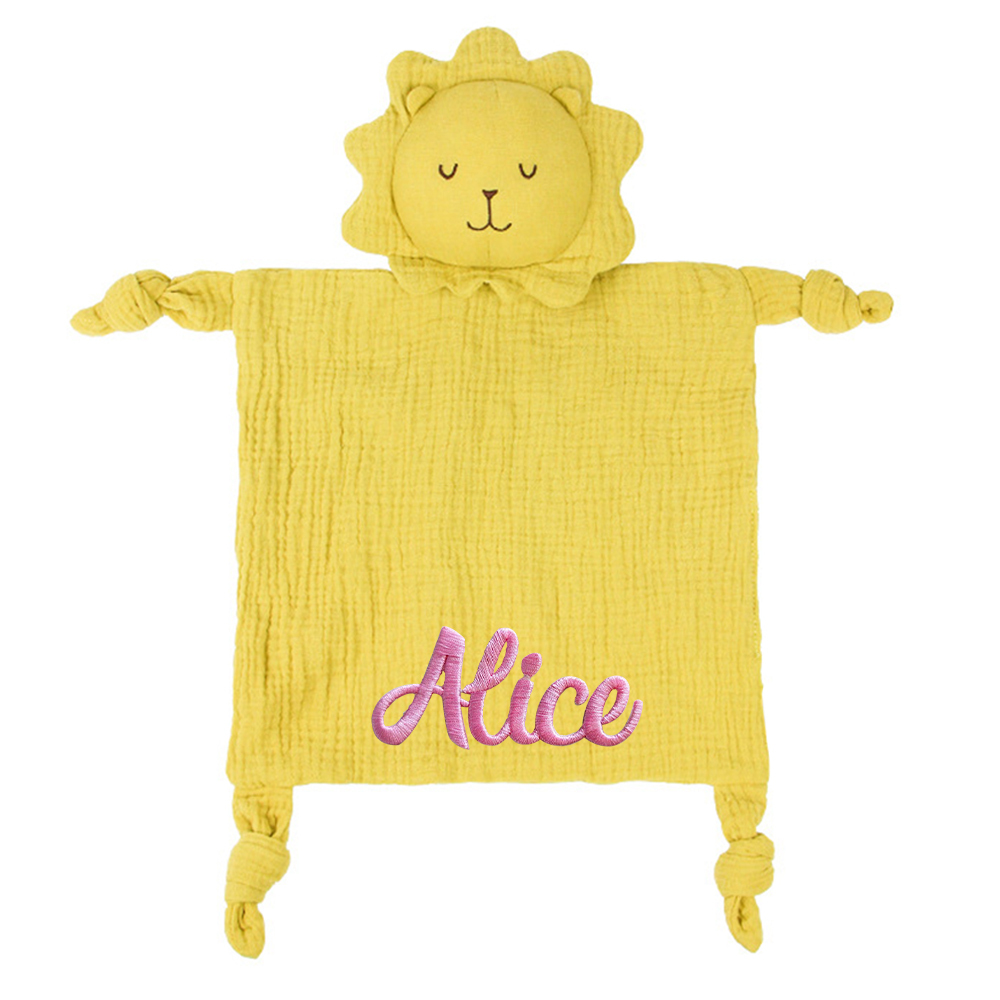 Personalized Baby Embroidery Comforter Sleep Toy | CWToy117