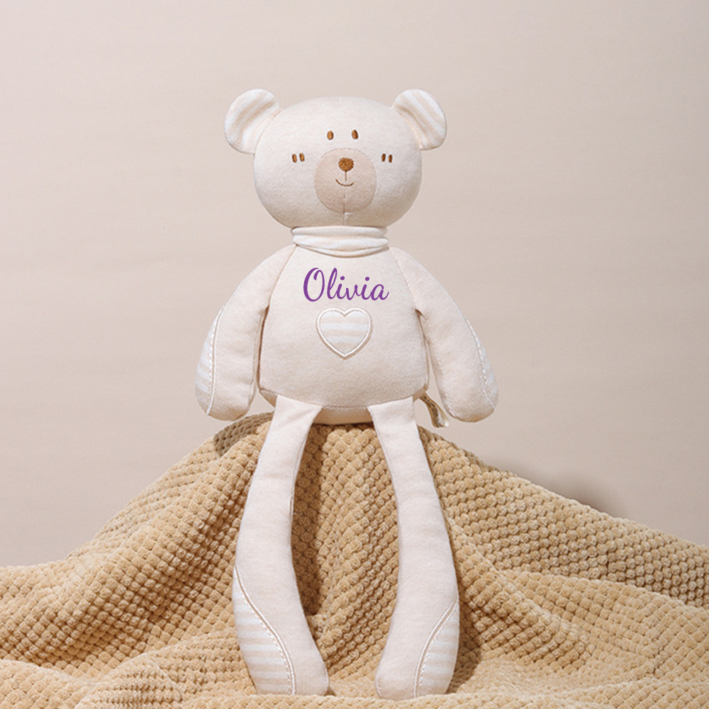 Personalized Cute Long Legs Sleeping Baby Toys | CWToy118