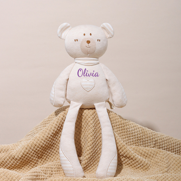 Personalized Cute Long Legs Sleeping Baby Toys | CWToy118
