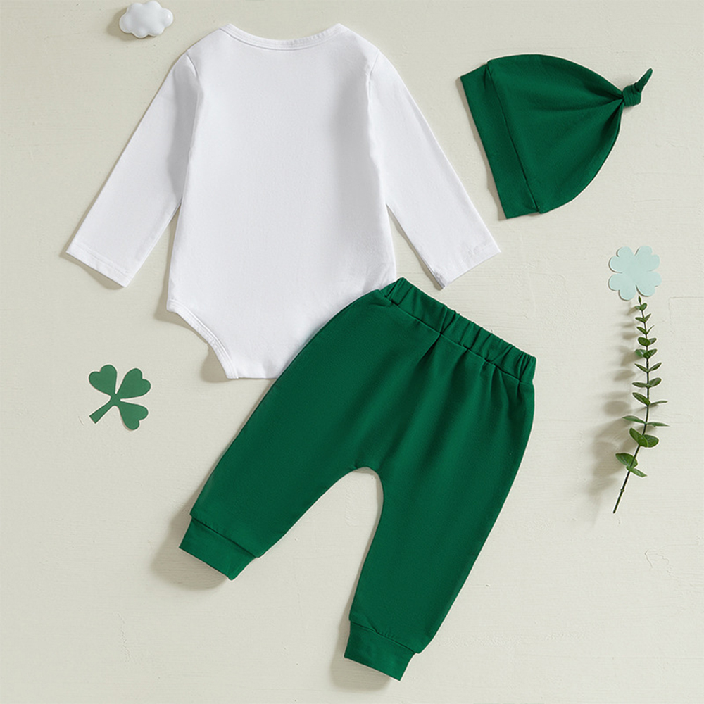 Personalized Baby St. Patrick's Day 3pcs Outfit Set | CWBaby193