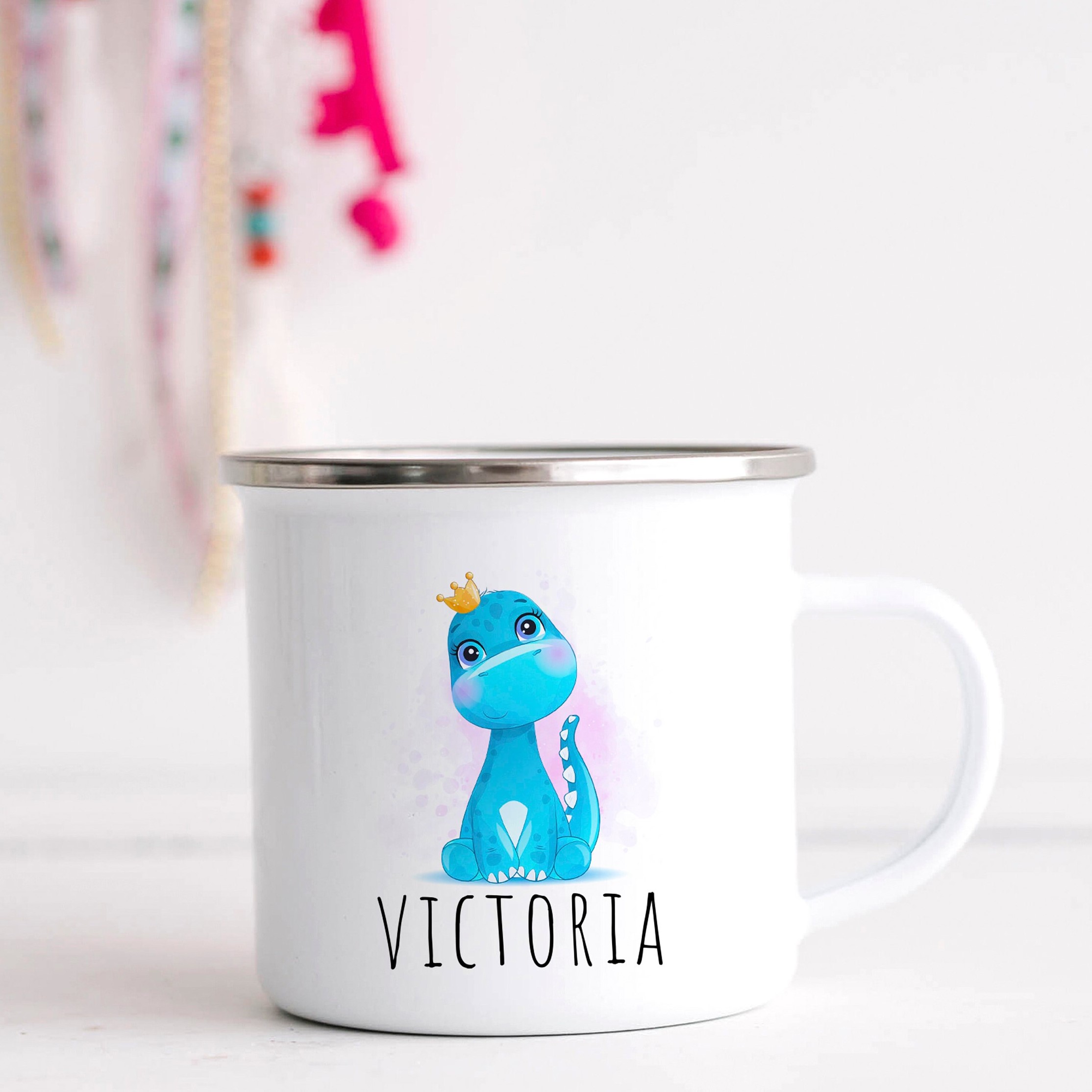 Personalised 12oz Dinosaur Mugs for Kids  | KidMug03