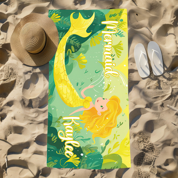 Personalized Lovely Kid Towel for Summer & Beach | CWTowel154