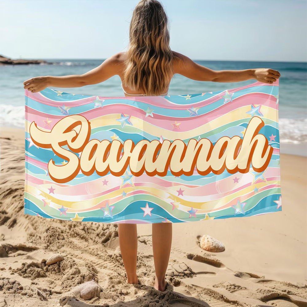 Personalized Lovely Kid Towel for Summer & Beach | CWTowel159
