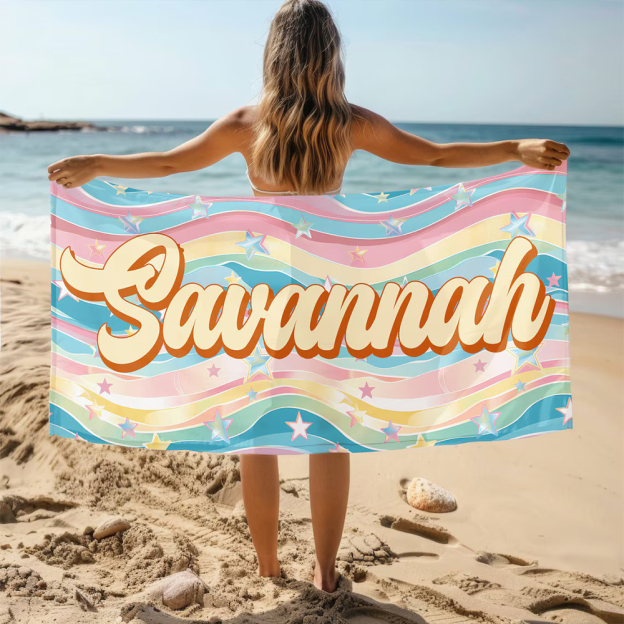 Personalized Lovely Kid Towel for Summer & Beach | CWTowel159