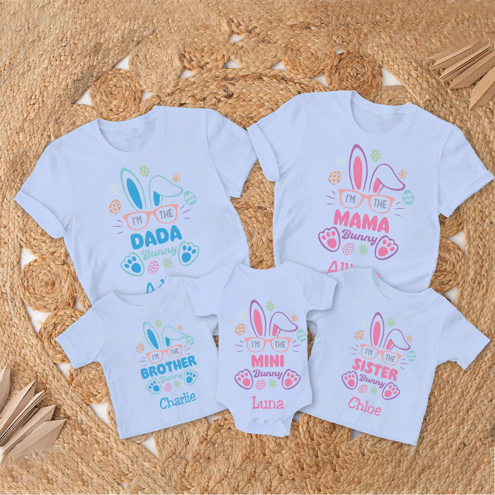 Personalized Family Happy Easter Matching Shirt | CWEaster60