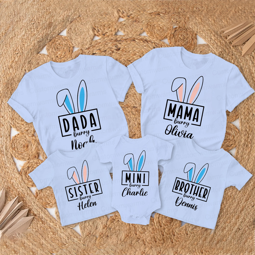 Personalized Family Happy Easter Matching Shirt | CWEaster63