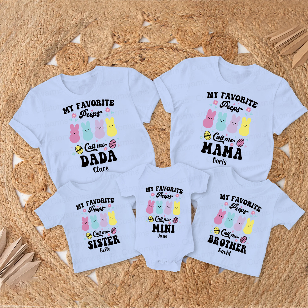 Personalized Family Happy Easter Matching Shirt | CWEaster71