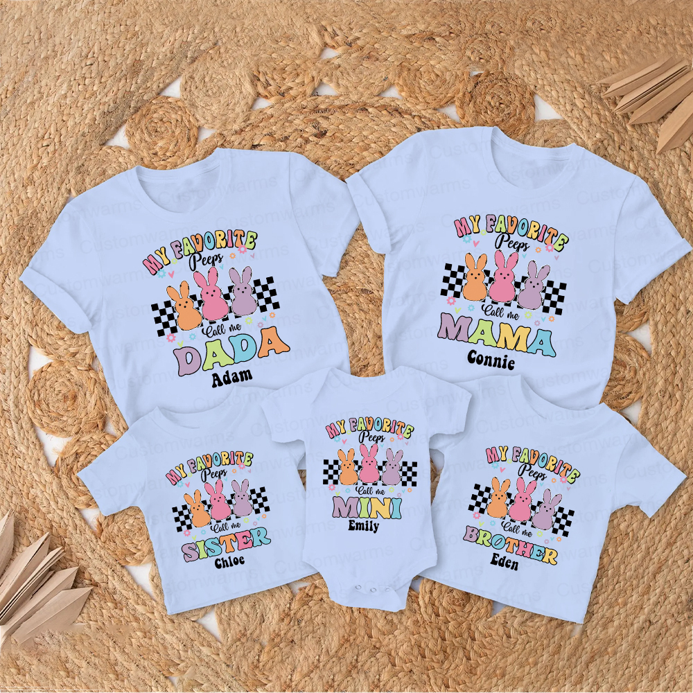 Personalized Family Happy Easter Matching Shirt | CWEaster72