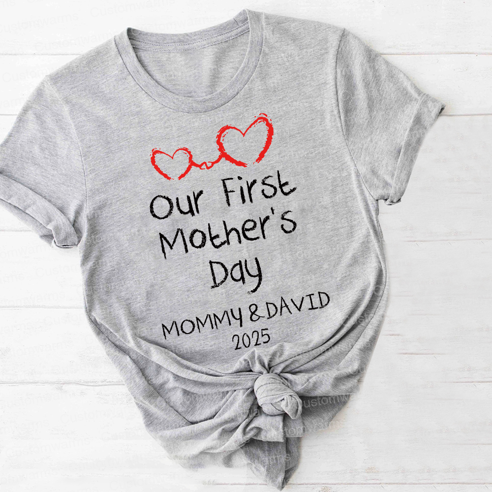 Personalized First Mother's Day Mommy and Baby Outfit | CWFamily44