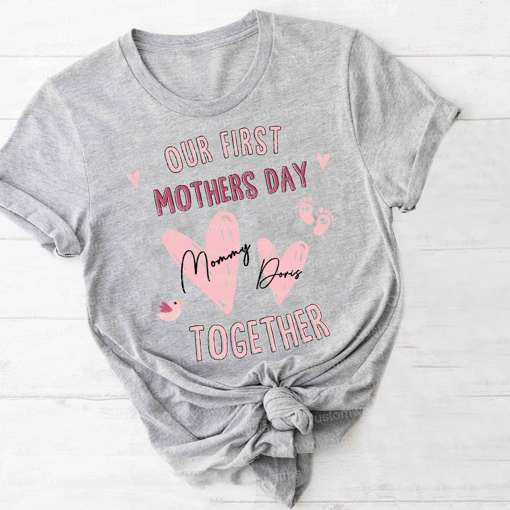 Personalized First Mother's Day Mommy and Baby Outfit | CWFamily47