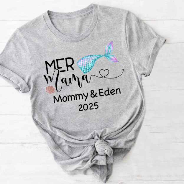 Personalized First Mother's Day Mommy and Baby Outfit | CWFamily52