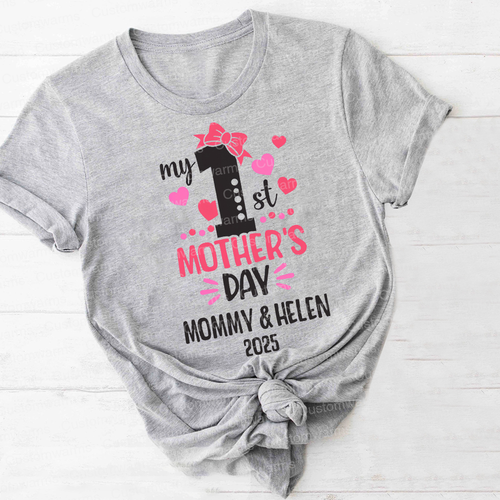 Personalized First Mother's Day Mommy and Baby Outfit | CWFamily53