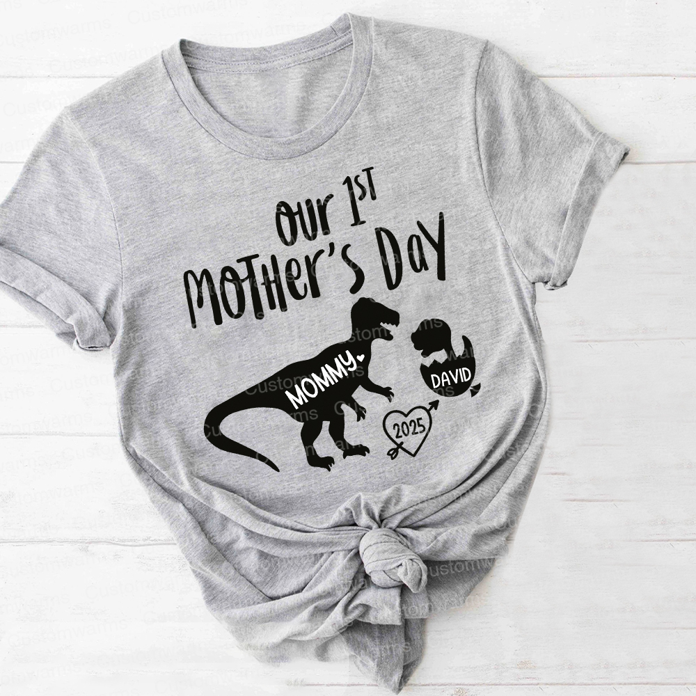 Personalized First Mother's Day Mommy and Baby Outfit | CWFamily55