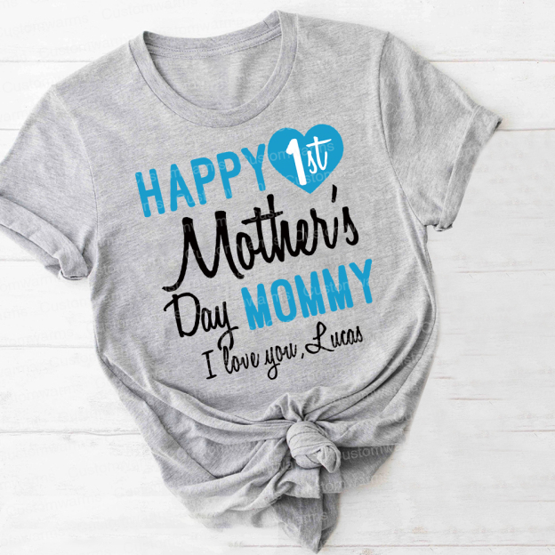 Personalized First Mother's Day Mommy and Baby Outfit | CWFamily56