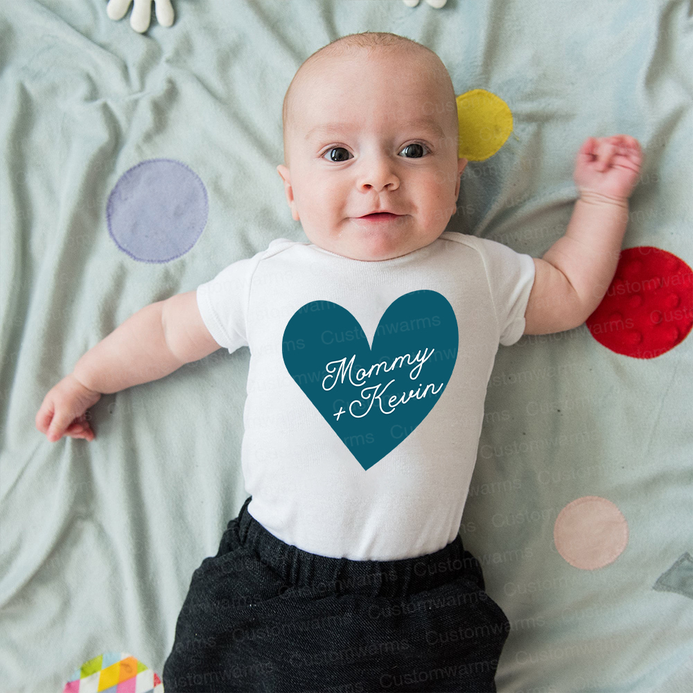 Personalized First Mother's Day Mommy and Baby Outfit | CWFamily62