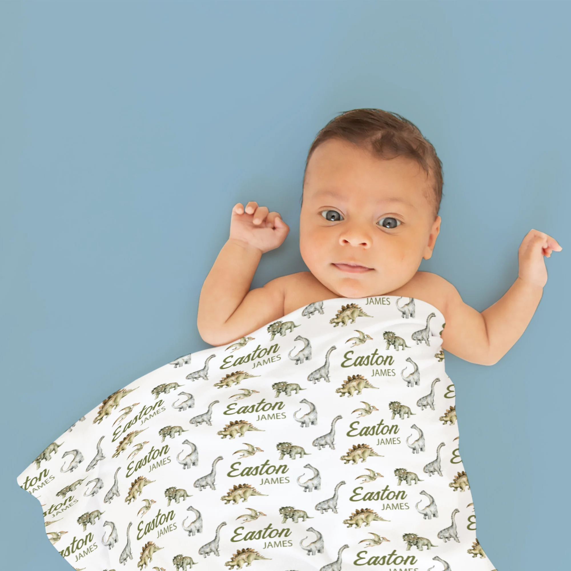 Personalized Baby Swaddle Blanket Set for Comfort & Unique | BBBlanket15