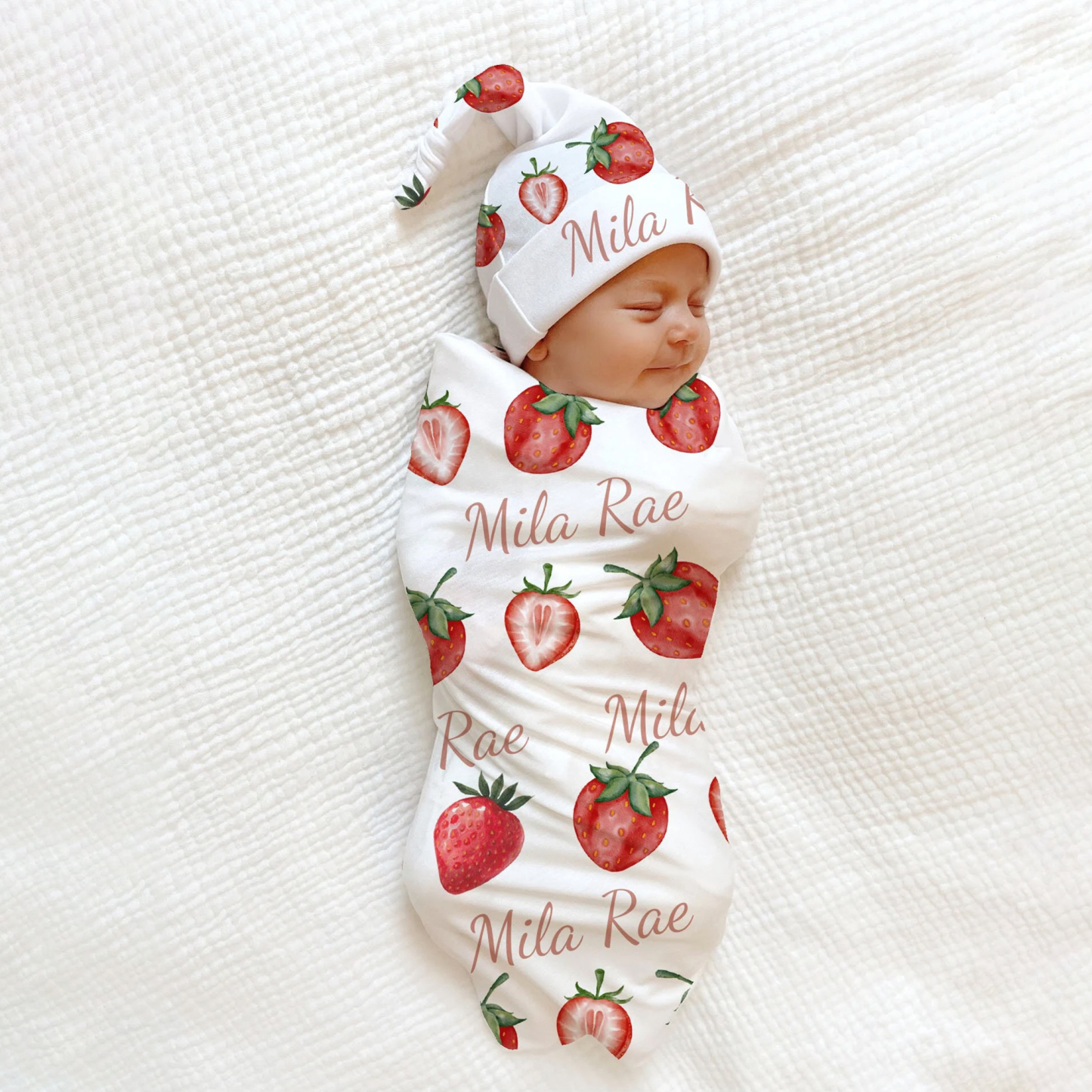 Personalized Baby Swaddle Blanket Set | BBBlanket15