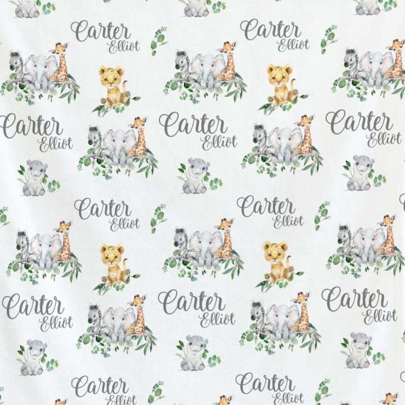 Personalized Baby Swaddle Blanket Set for Comfort & Unique | BBBlanket27