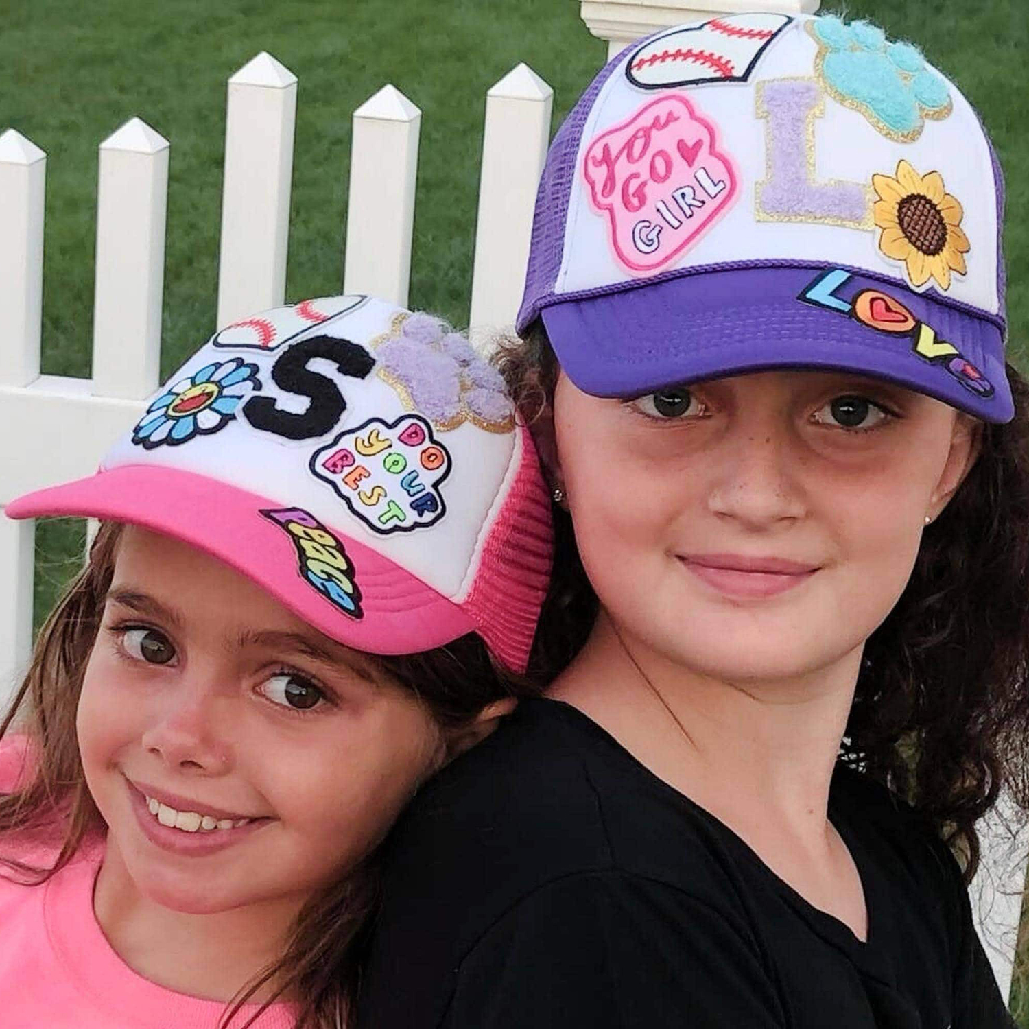 Personalized Kids Chenille Patch Trucker Hat | CWBeach188