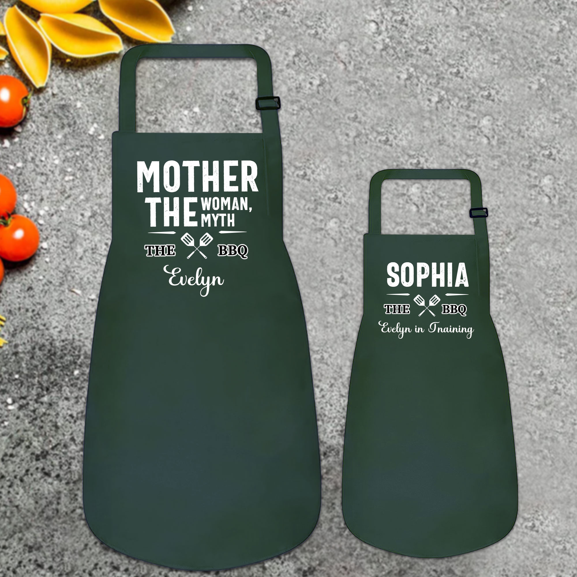 Personalised Multifunctional Waterproof Matching Family Apron | Apron3101