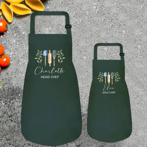 Personalised Multifunctional Waterproof Matching Family Apron | Apron36