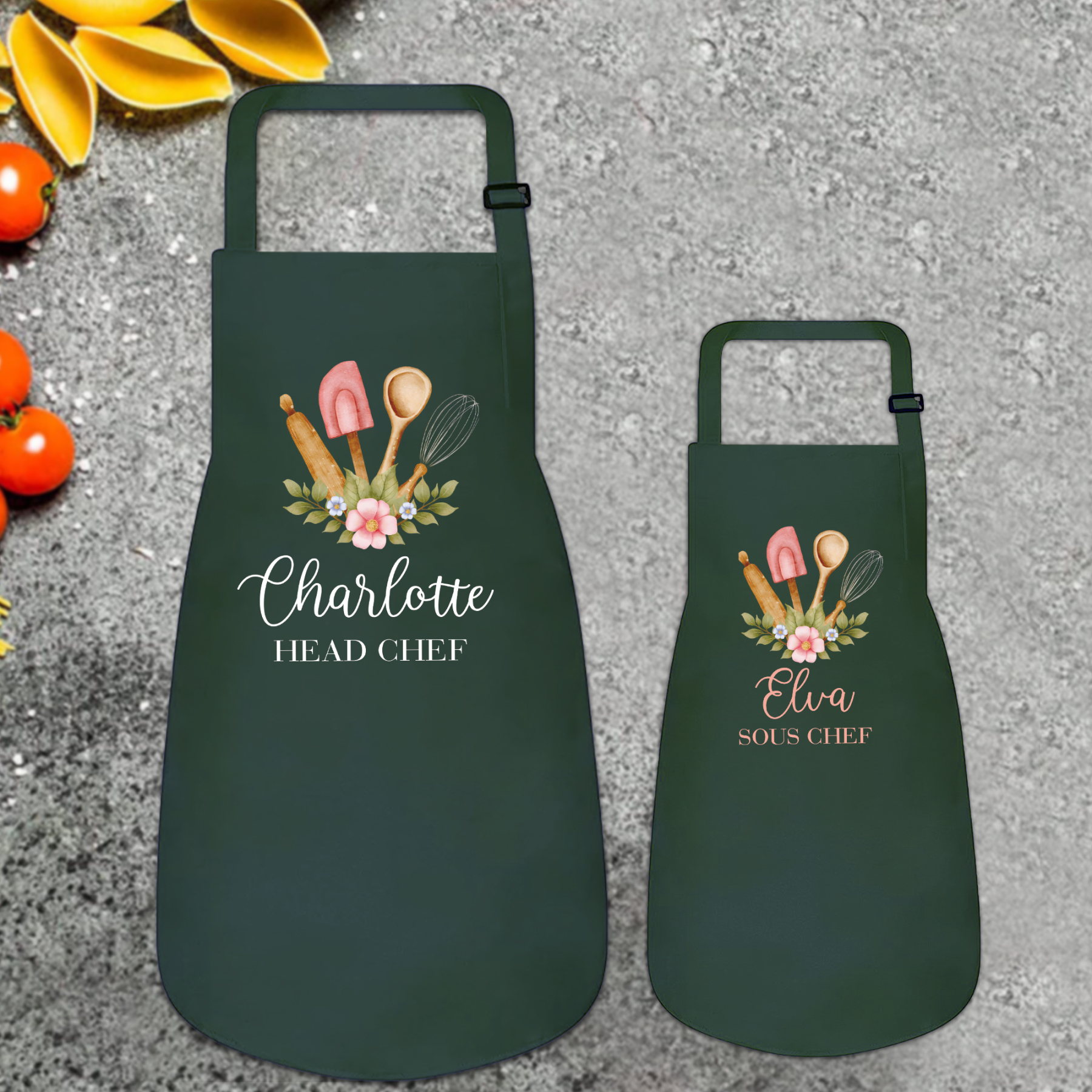 Personalised Multifunctional Waterproof Matching Family Apron | Apron37