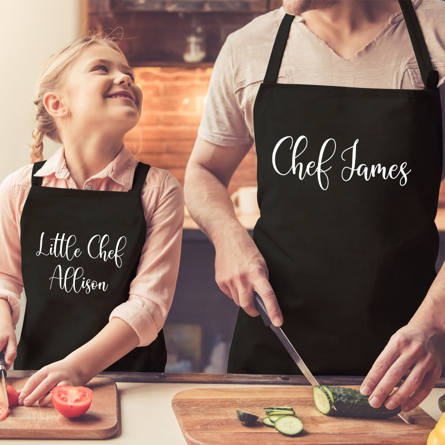 Personalised Multifunctional Waterproof Matching Family Apron | Apron39
