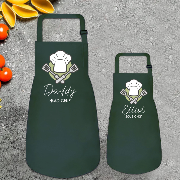 Personalised Multifunctional Waterproof Matching Family Apron | Apron45