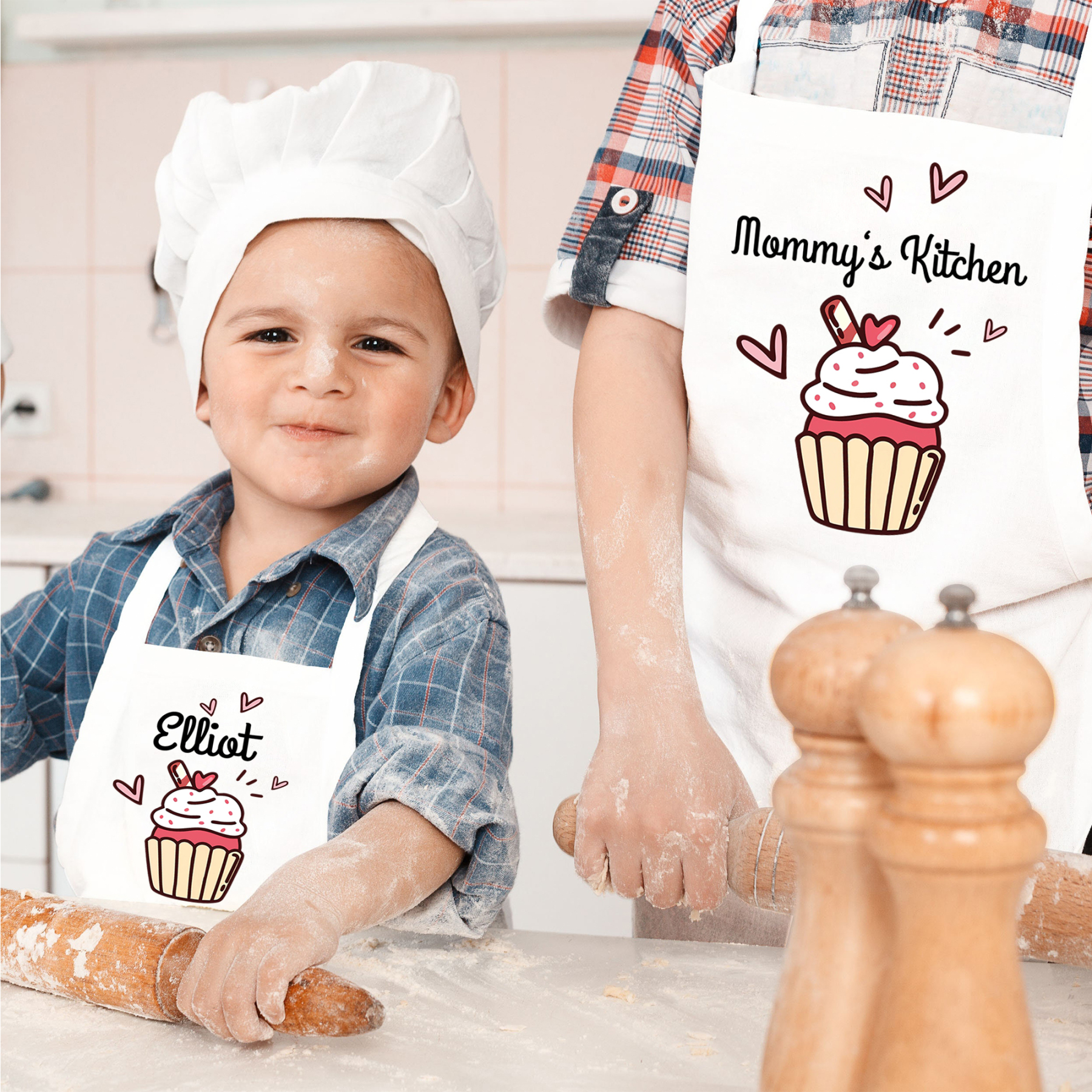 Personalised Multifunctional Waterproof Matching Family Apron | Apron46