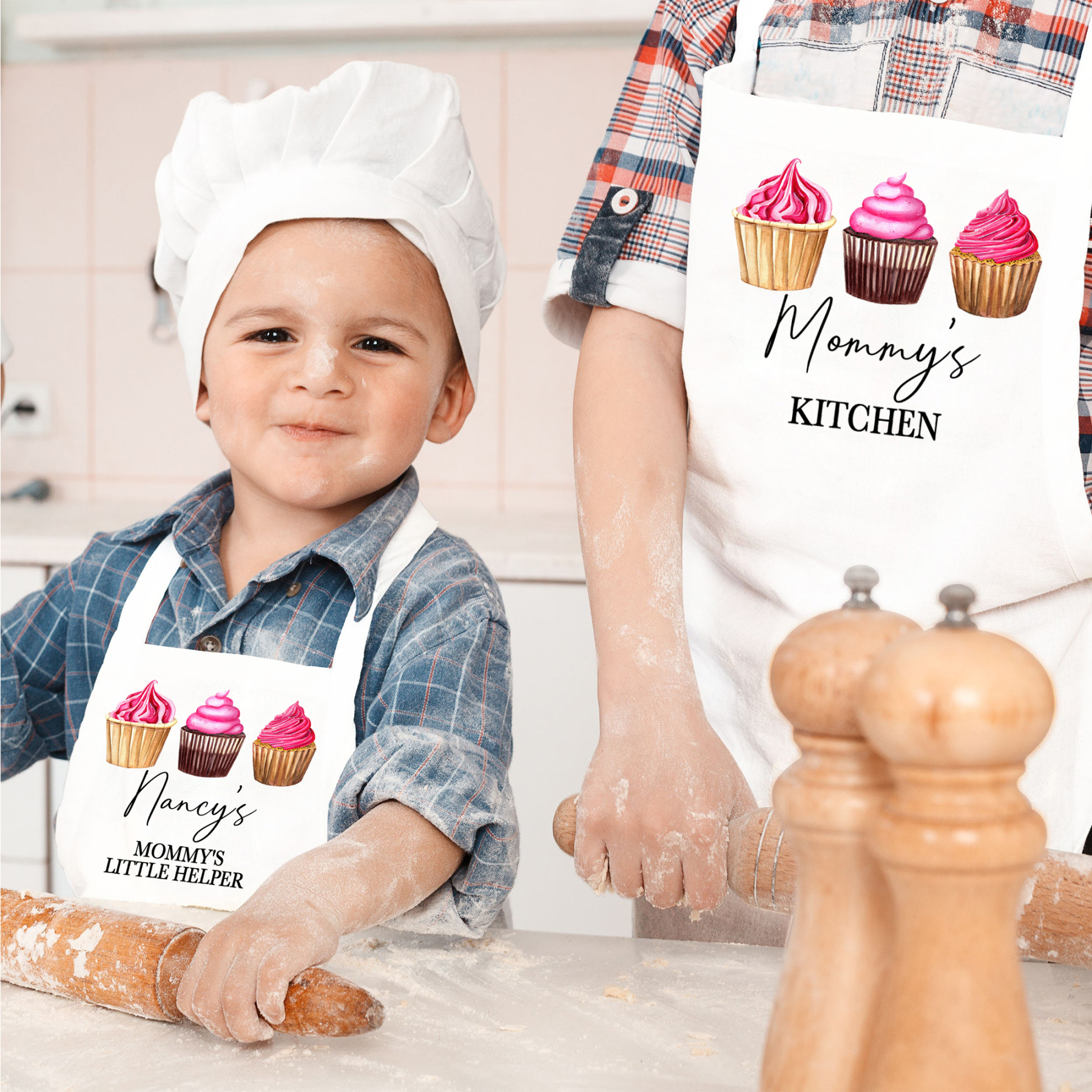 Personalised Multifunctional Waterproof Matching Family Apron | Apron48