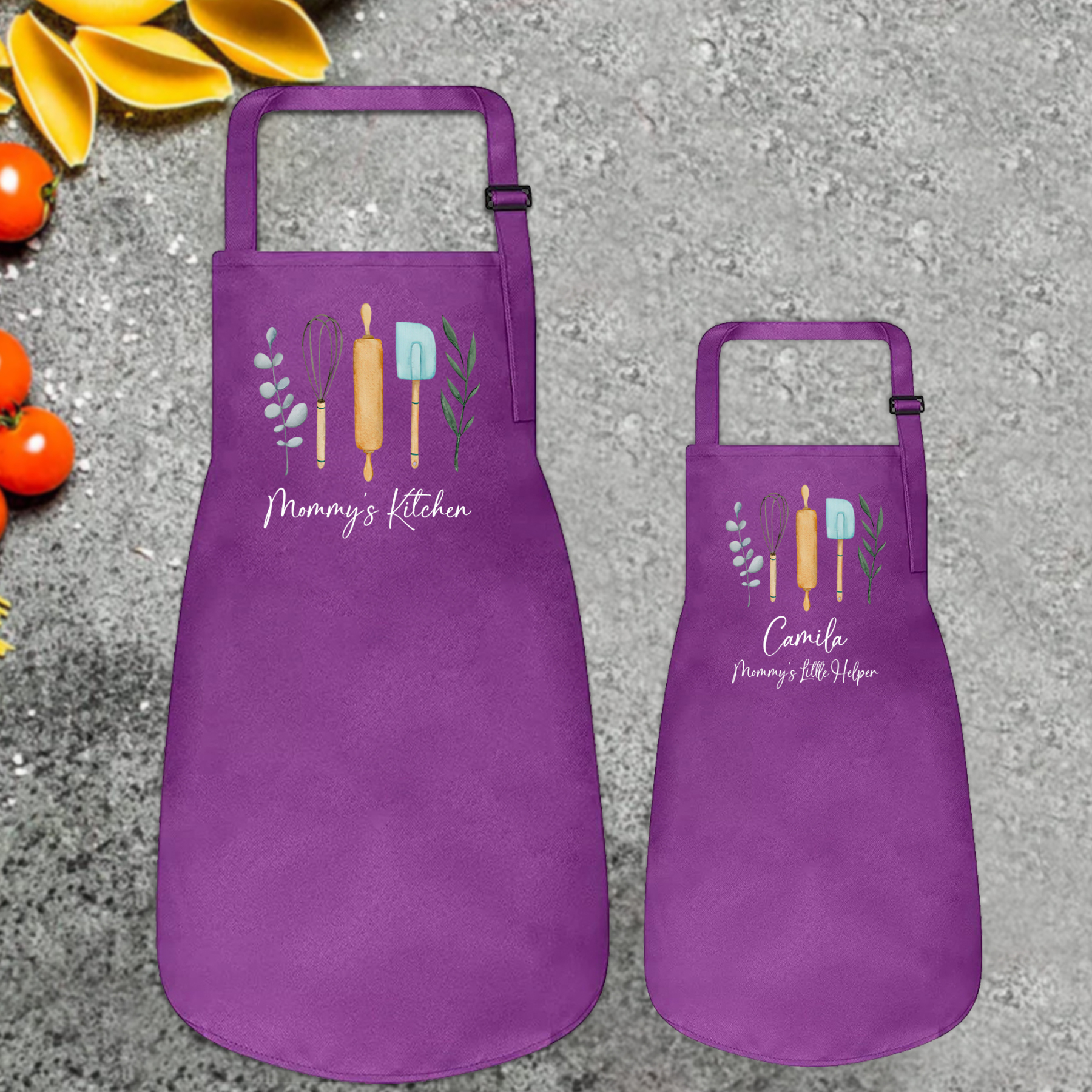 Personalised Multifunctional Waterproof Matching Family Apron | Apron49