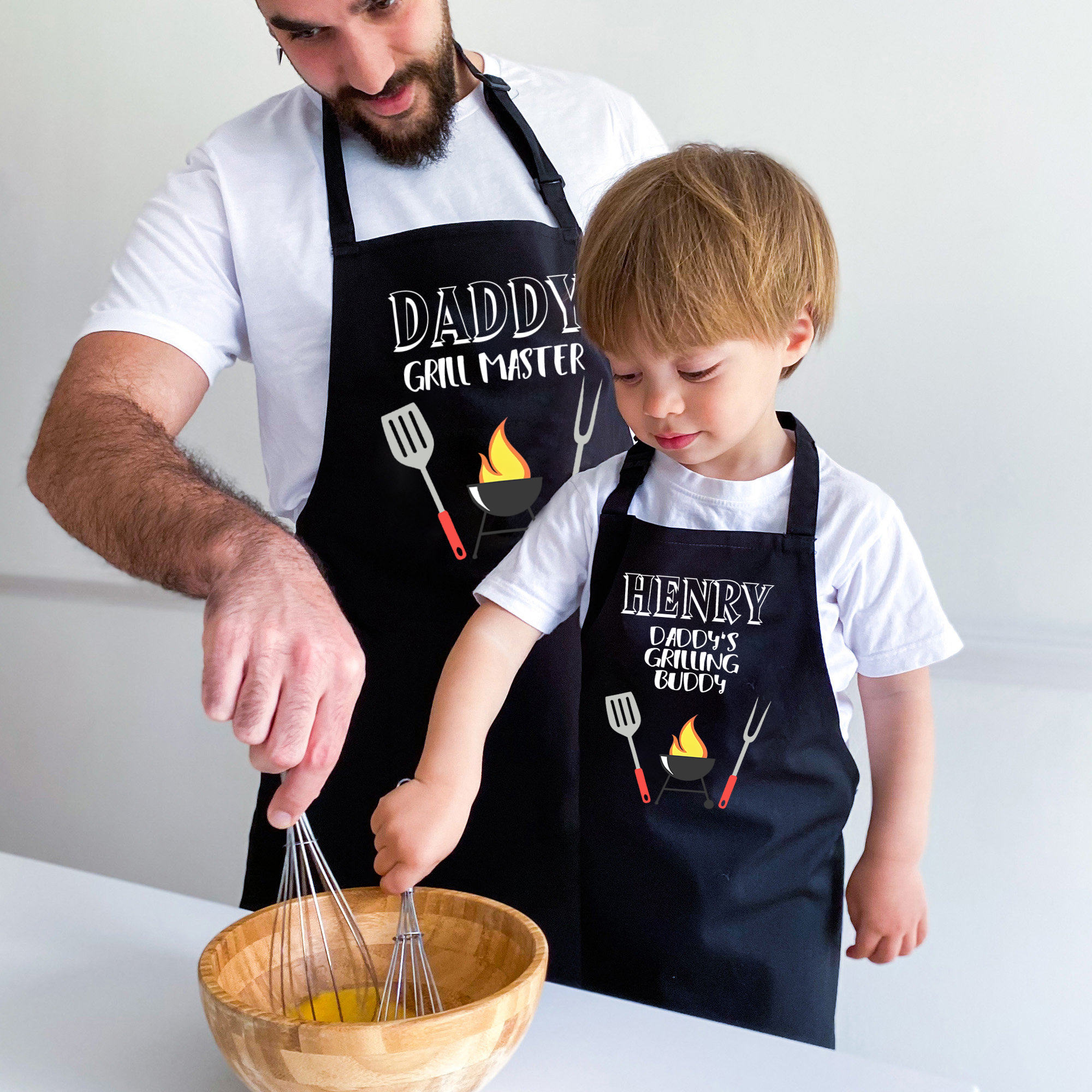 Personalised Multifunctional Waterproof Matching Family Apron | Apron50