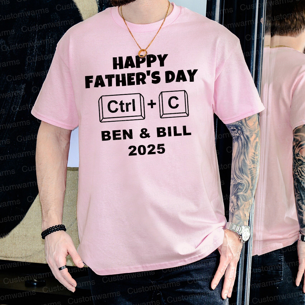 Personalized First Father's Day Daddy and Baby Outfit | CWFamily71