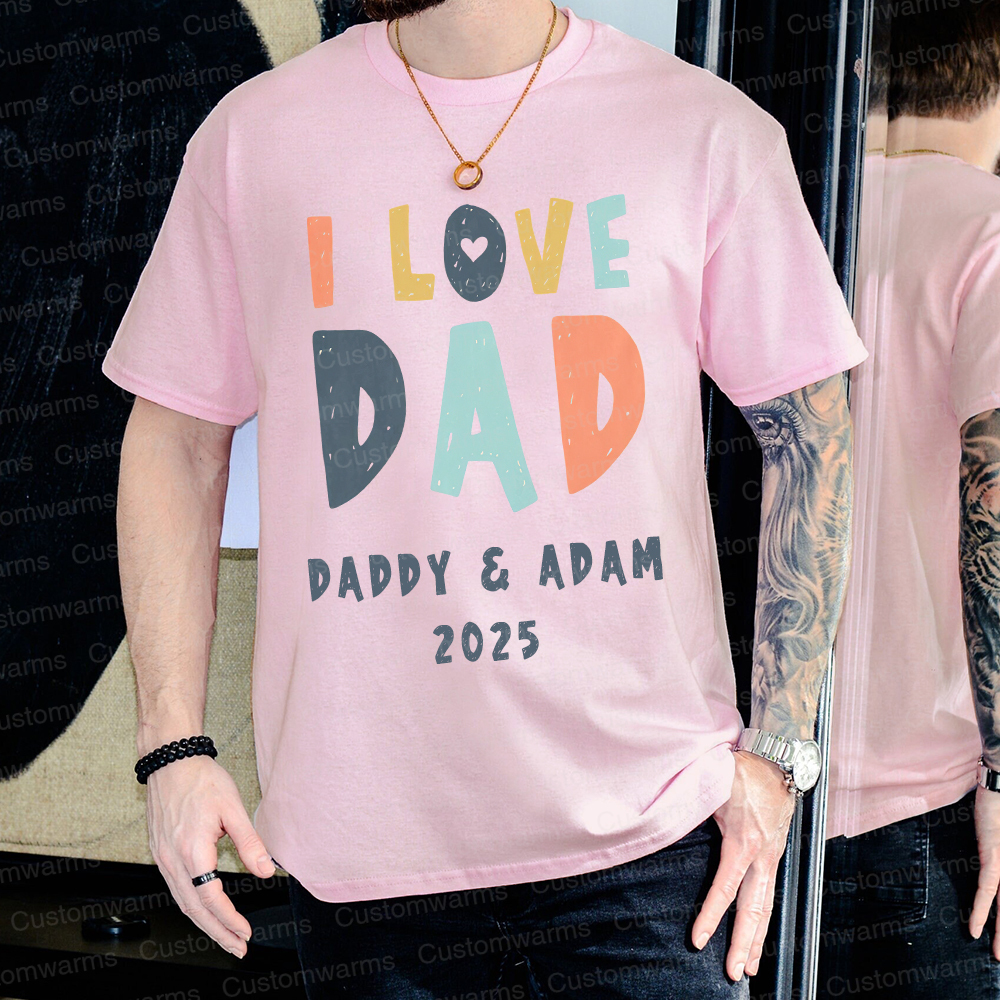 Personalized First Father's Day Daddy and Baby Outfit | CWFamily87