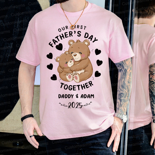 Personalized First Father's Day Daddy and Baby Outfit | CWFamily92