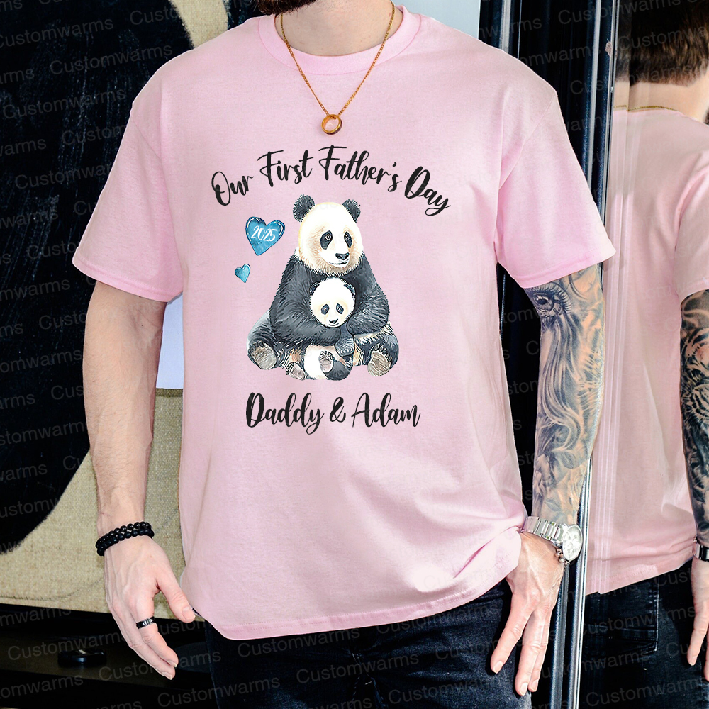 Personalized First Father's Day Daddy and Baby Outfit | CWFamily94