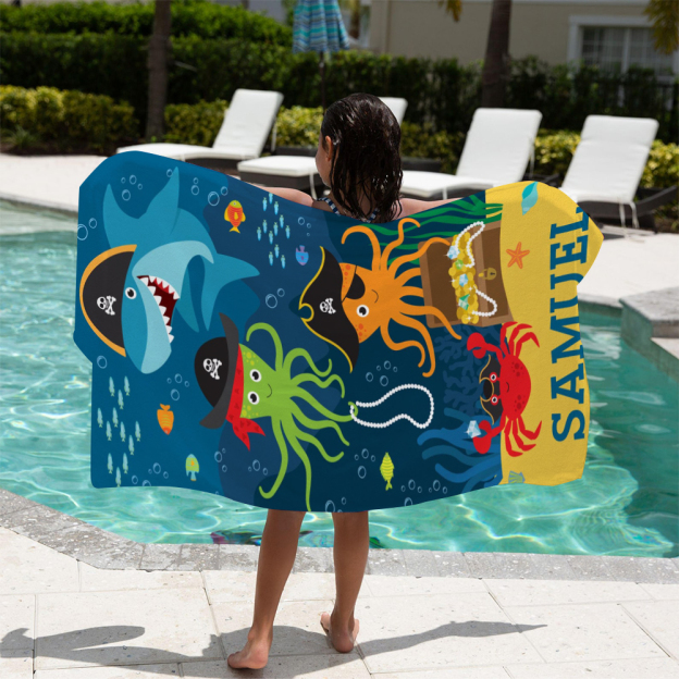 Personalized Lovely Kid Towel for Summer & Beach | CWTowel167