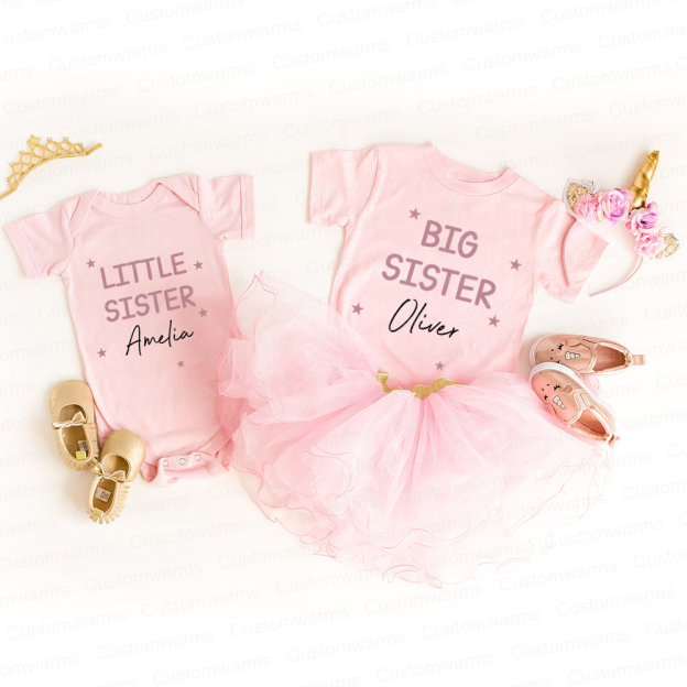 Personalized Matching Sibling Shirts | CWSibling10