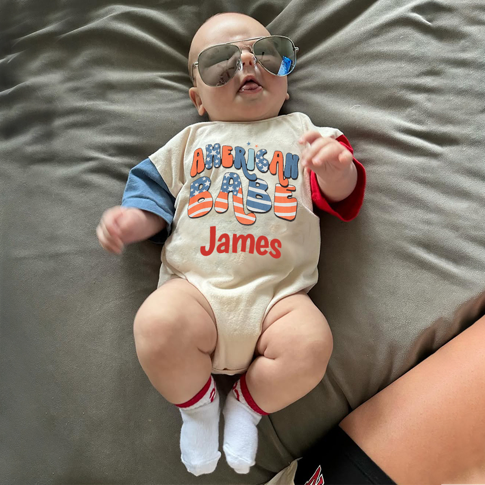 Personalized 4th of July Independence Day Romper | CWBaby229