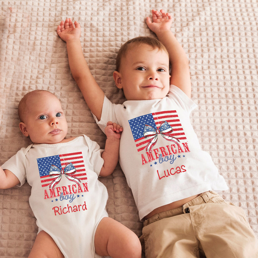 Personalized 4th of July Independence Day Shirts | CWBaby236
