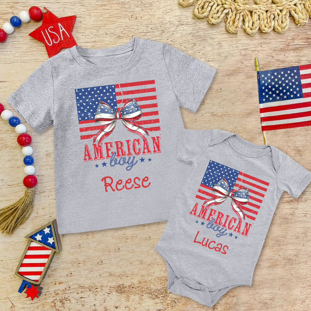 Personalized 4th of July Independence Day Shirts | CWBaby236