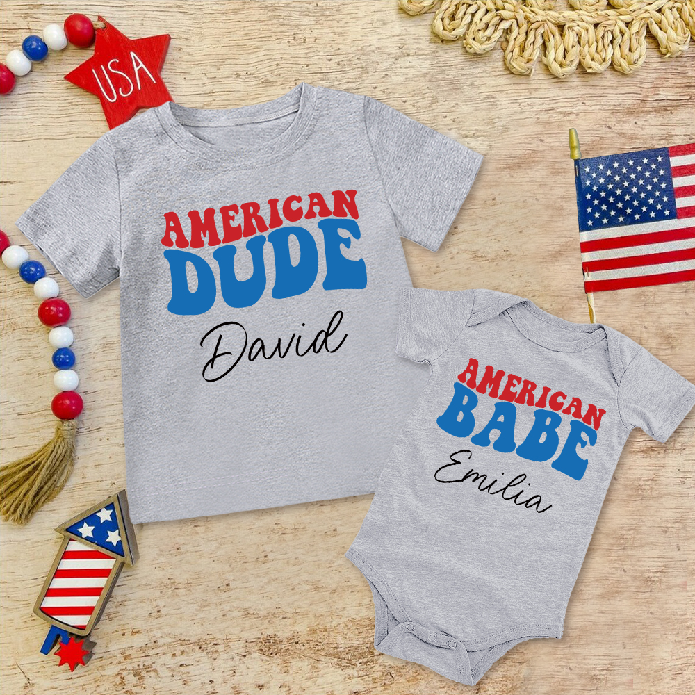 Personalized 4th of July Independence Day Shirts | CWBaby237