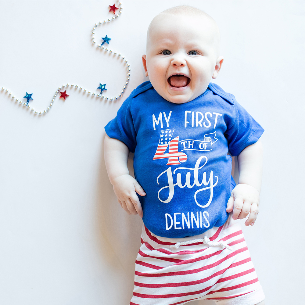 Personalized 4th of July Independence Day Romper | CWBaby239